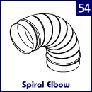 Spiral elbows