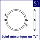 Joint mécanique en "V"